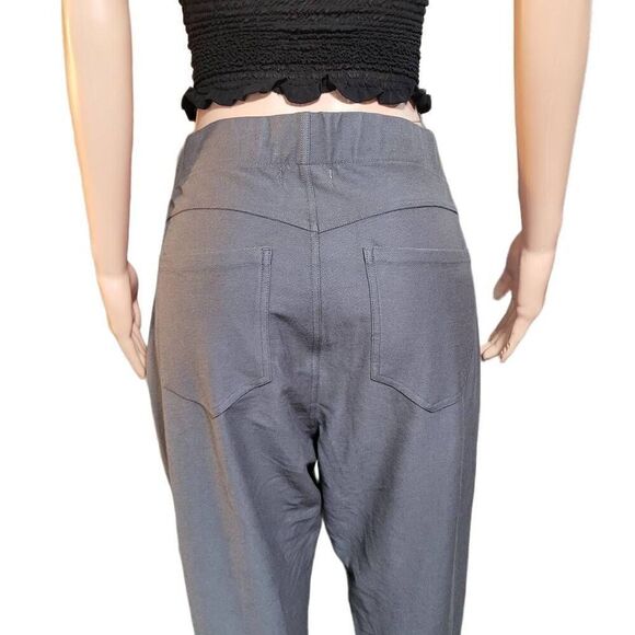 Pulp high-waist gray pull-on elastic waist pants XL - Picture 2 of 6